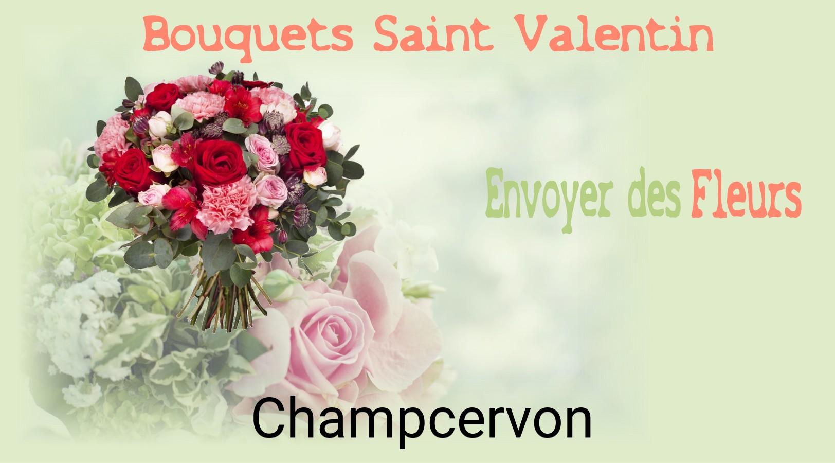 Roses de Saint-Valentin livrées à Champcervon